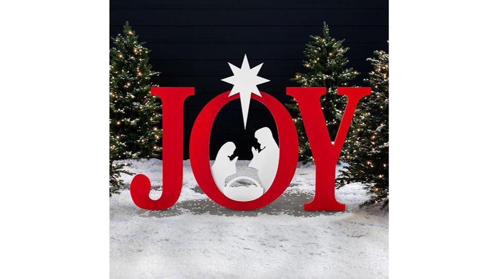 outdoor 46 inch nativity