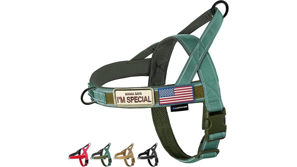 padded no pull harness