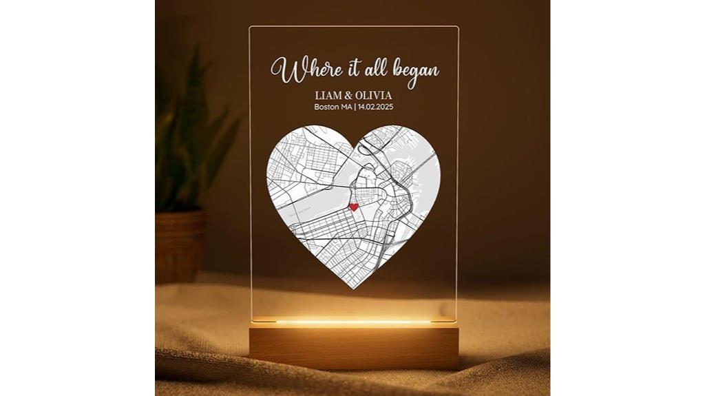 personalized couple location gift