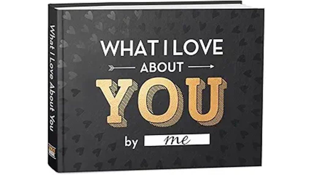 personalized love note book