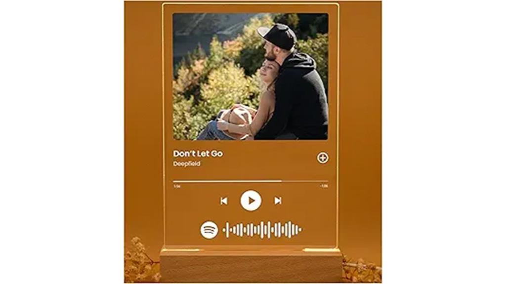 personalized music gift sign