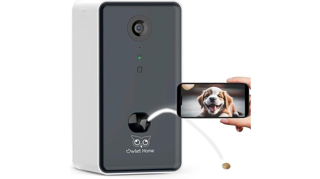 pet camera with treats