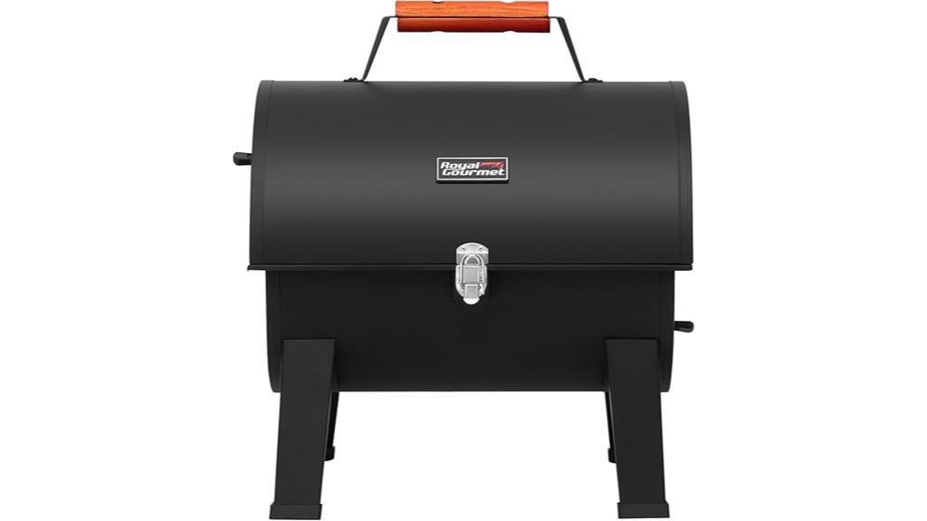 portable charcoal grill capacity