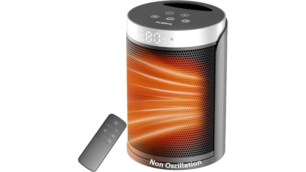 portable electric heater with thermostat