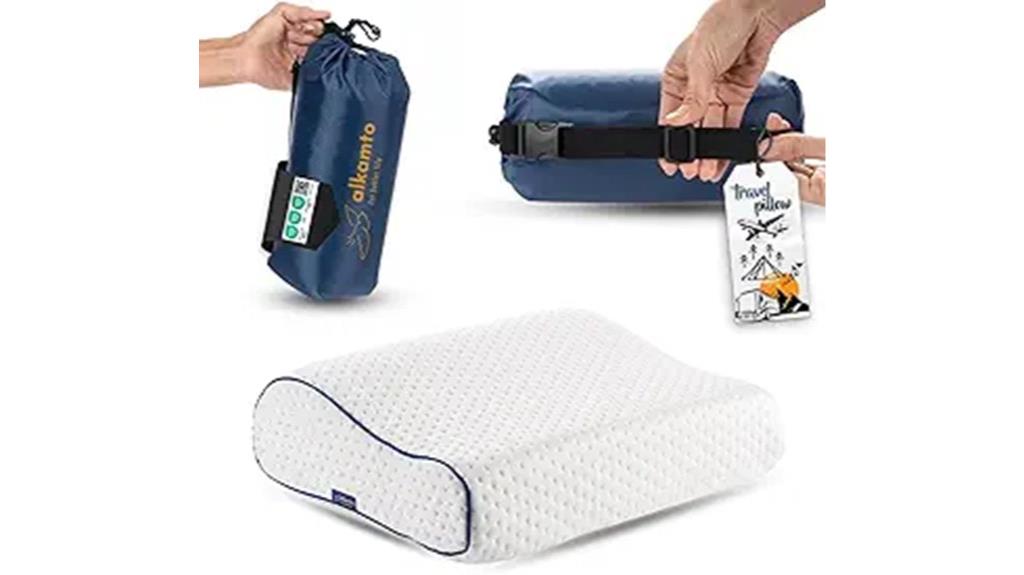 portable temperature regulating pillow