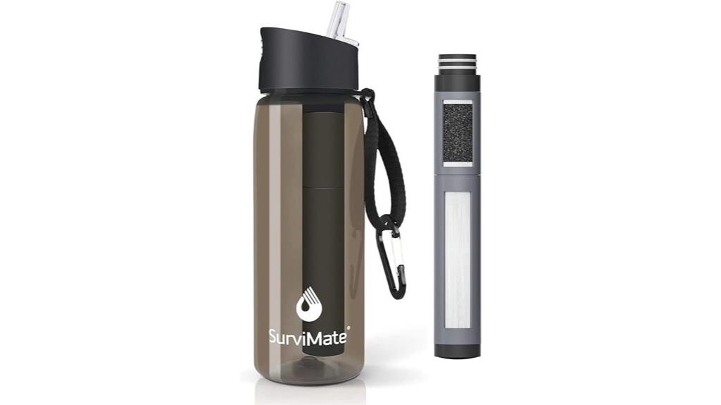 portable ultra filtration water bottle