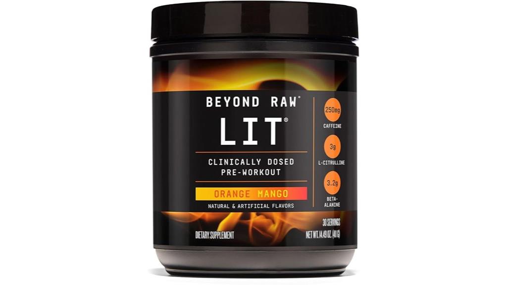 pre workout powder supplement