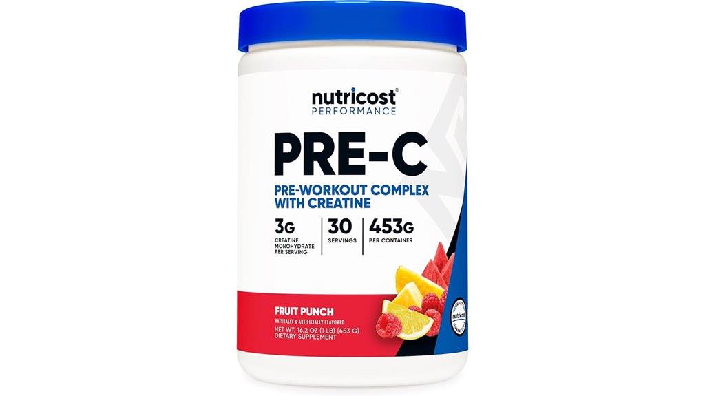 pre workout powder with creatine