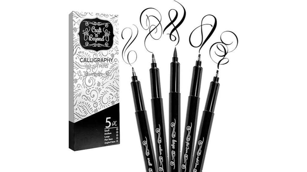 premium calligraphy brush pack