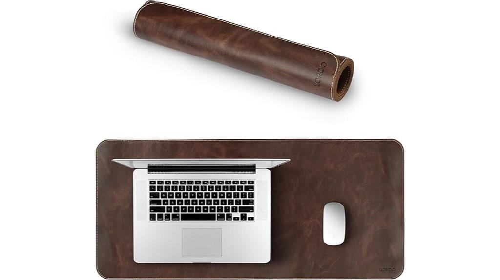 premium leather gaming mousepad