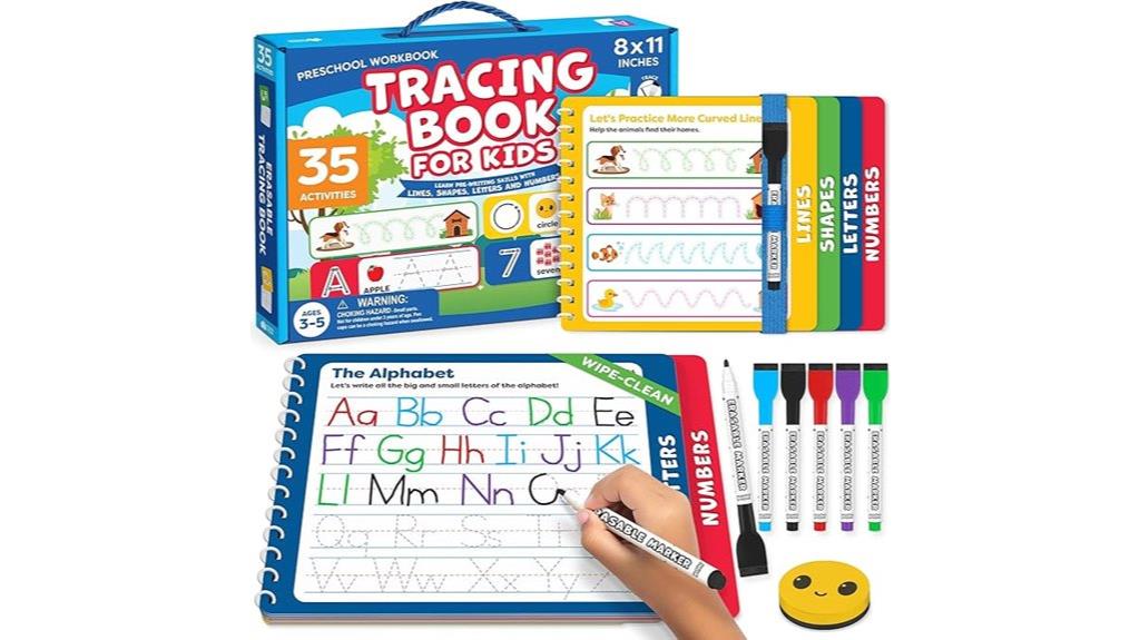 preschool tracing books for kids