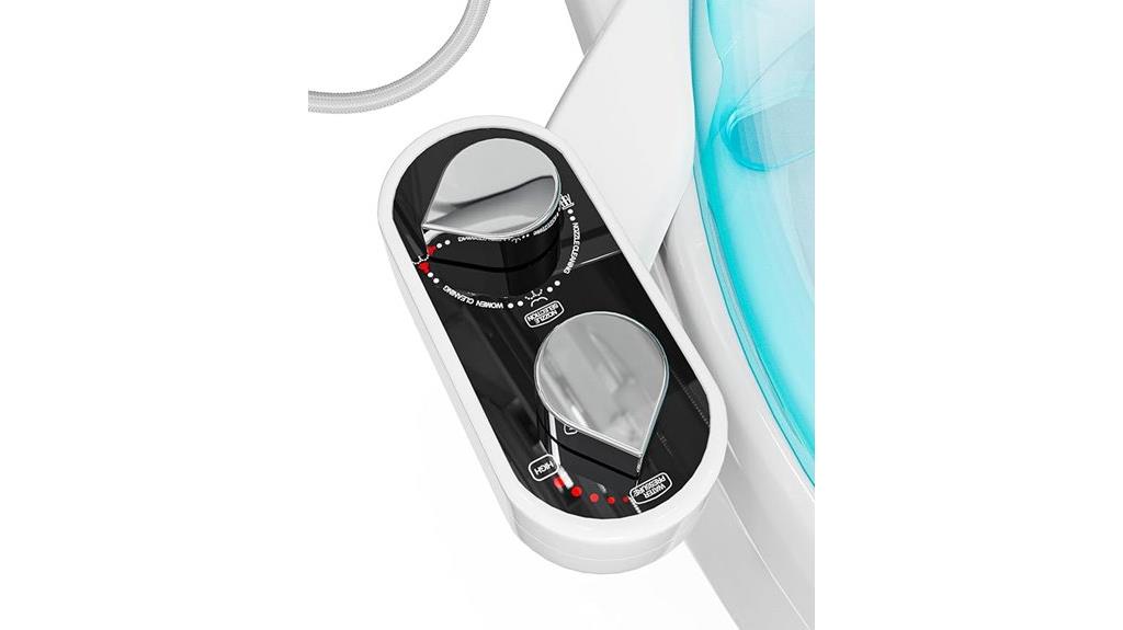 rear bidet toilet attachment