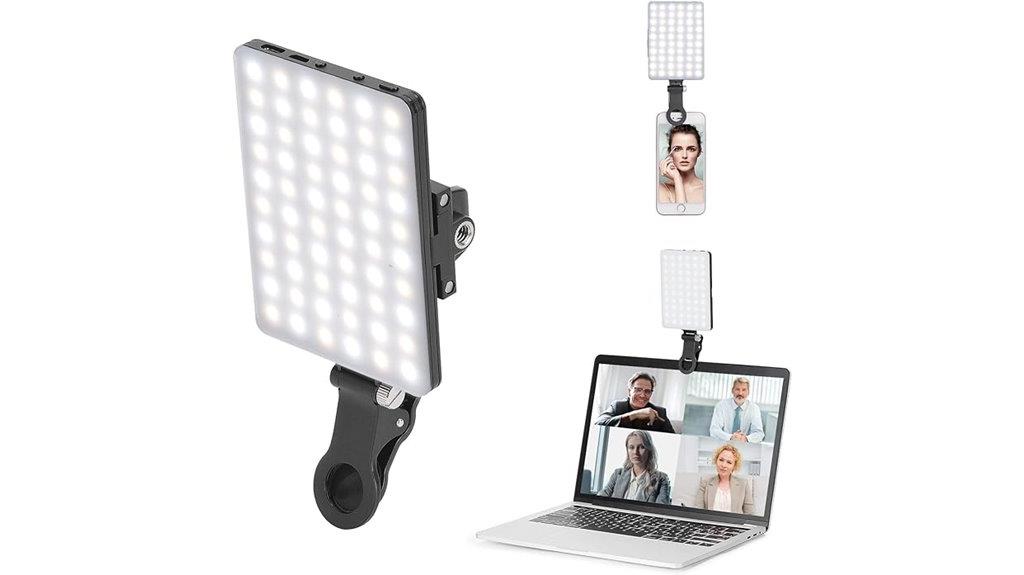 rechargeable led clip light