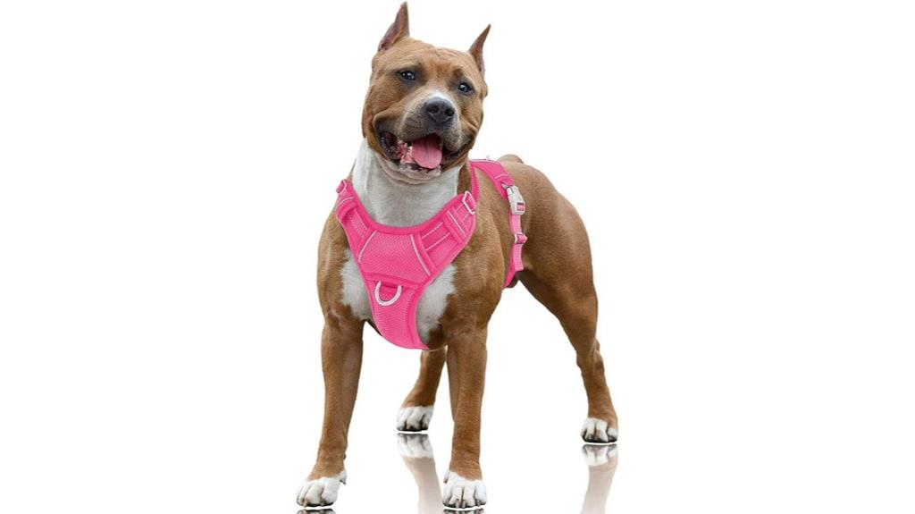 reflective large dog harness