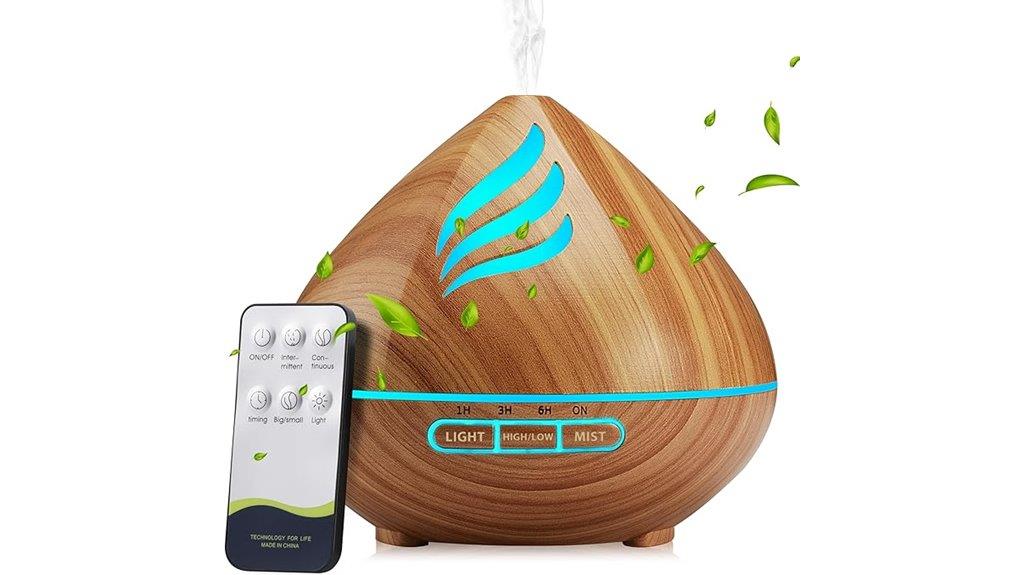 remote led oil diffuser