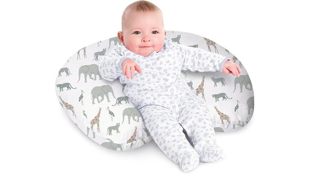 removable cover nursing pillow