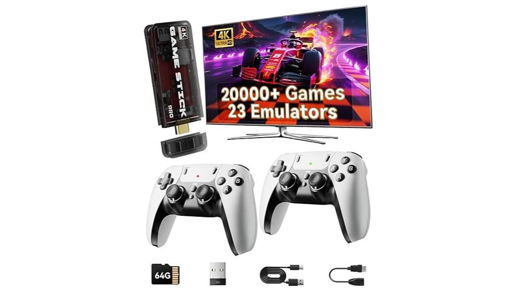 retro gaming console 4k hdmi