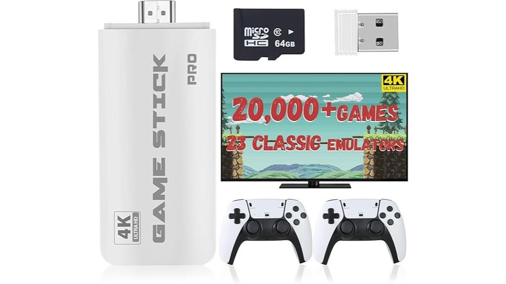 retro gaming console with 20 000 games