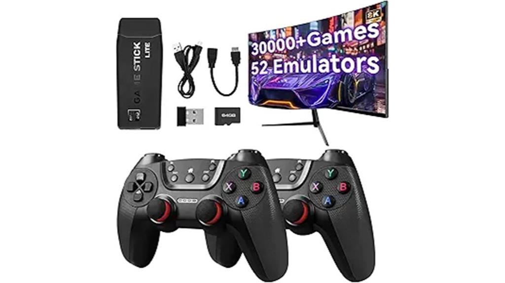 retro gaming console with 30000 games