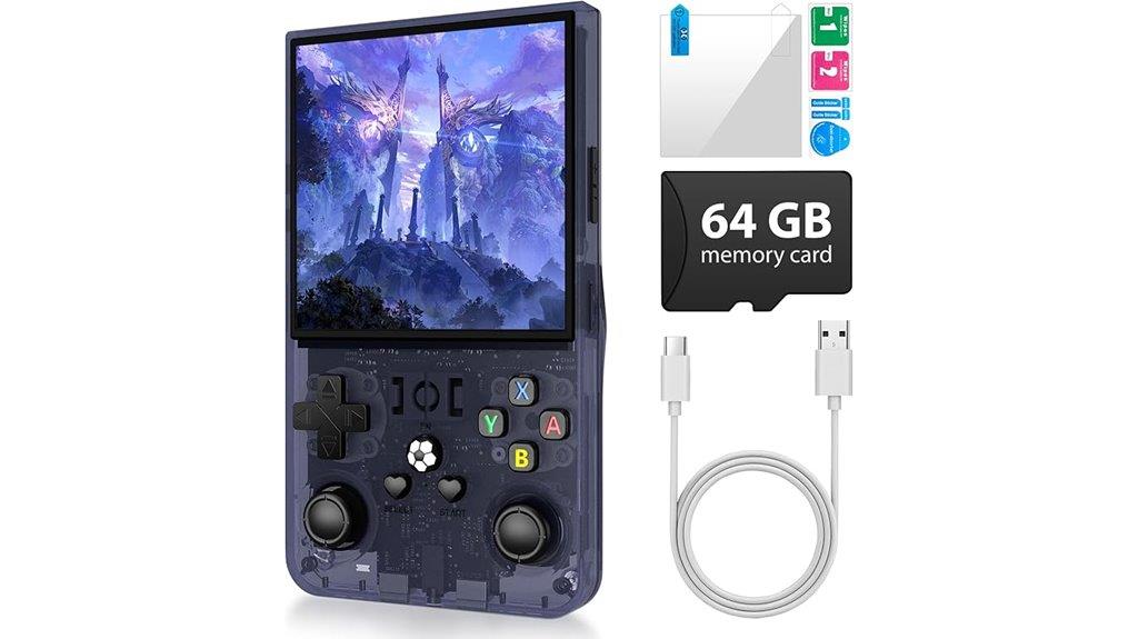 retro gaming console with 64gb