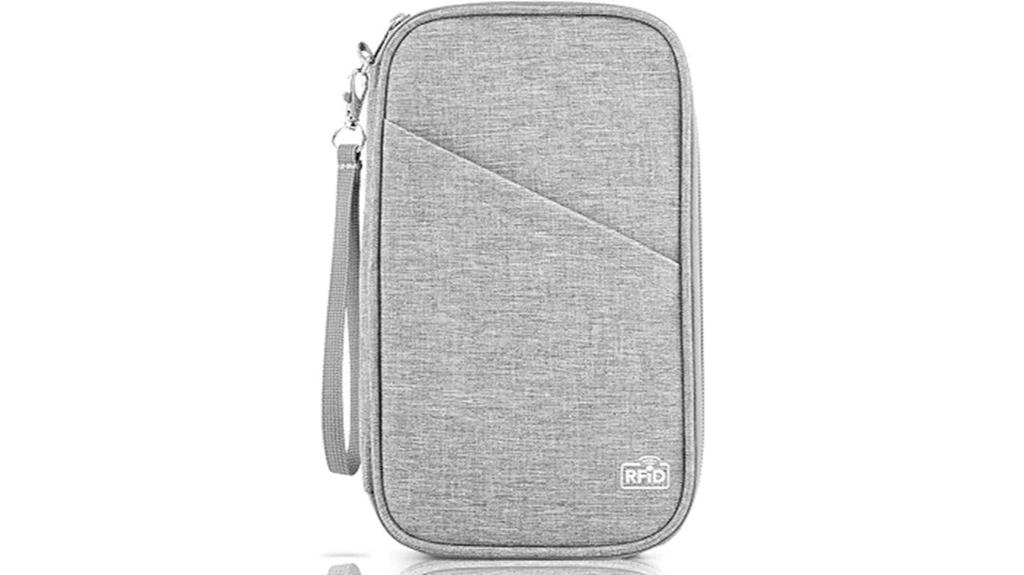 rfid blocking passport family wallet