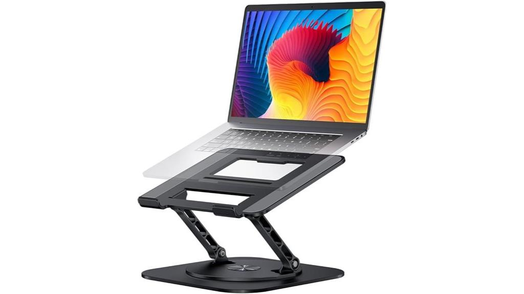 rotatable adjustable laptop stand