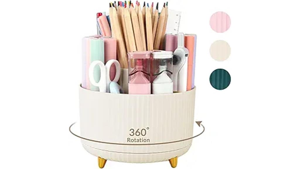 rotating pen organizer
