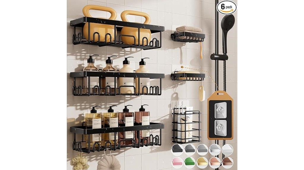 rustproof waterproof shower caddy