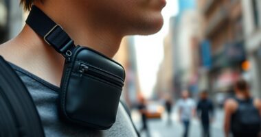 secure travel neck wallets