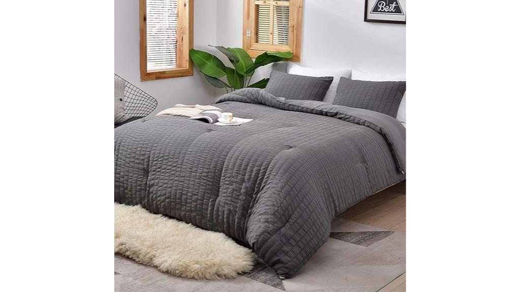 seersucker queen comforter