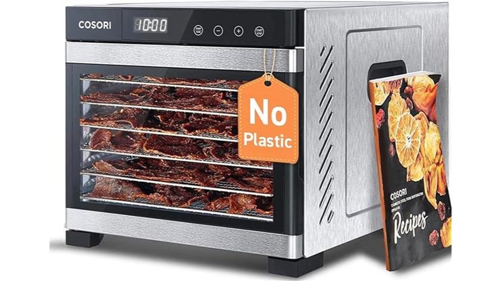 seven tray food dehydrator