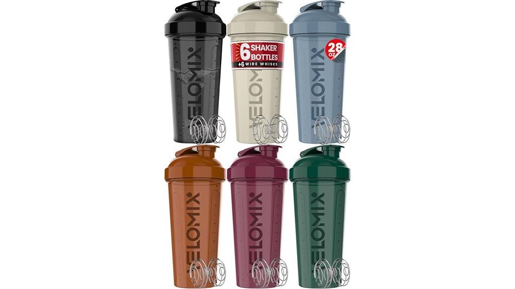 six pack protein shakers