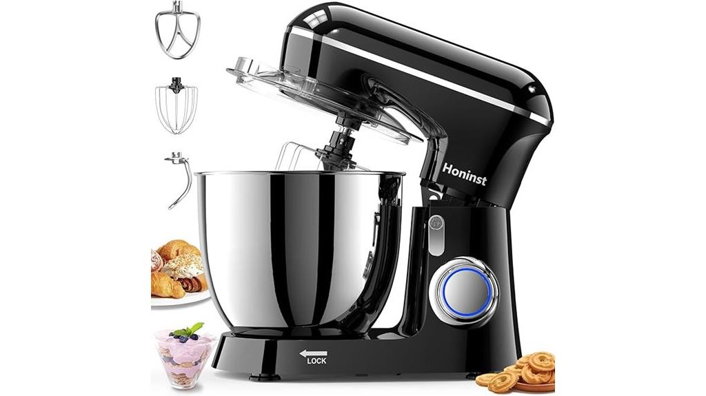 six quart tilt head mixer