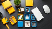 small desk organization tips