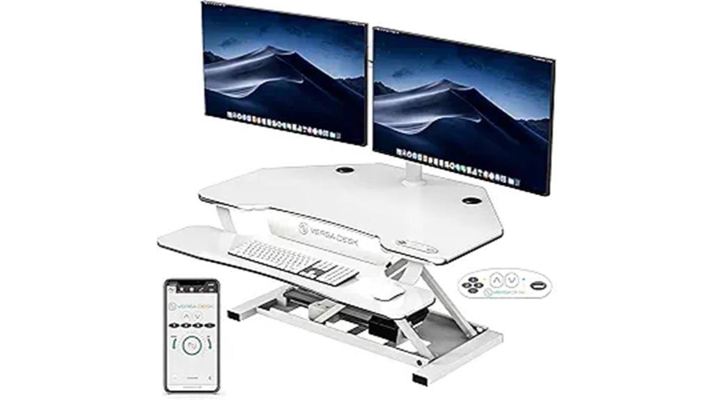 smart corner standing desk