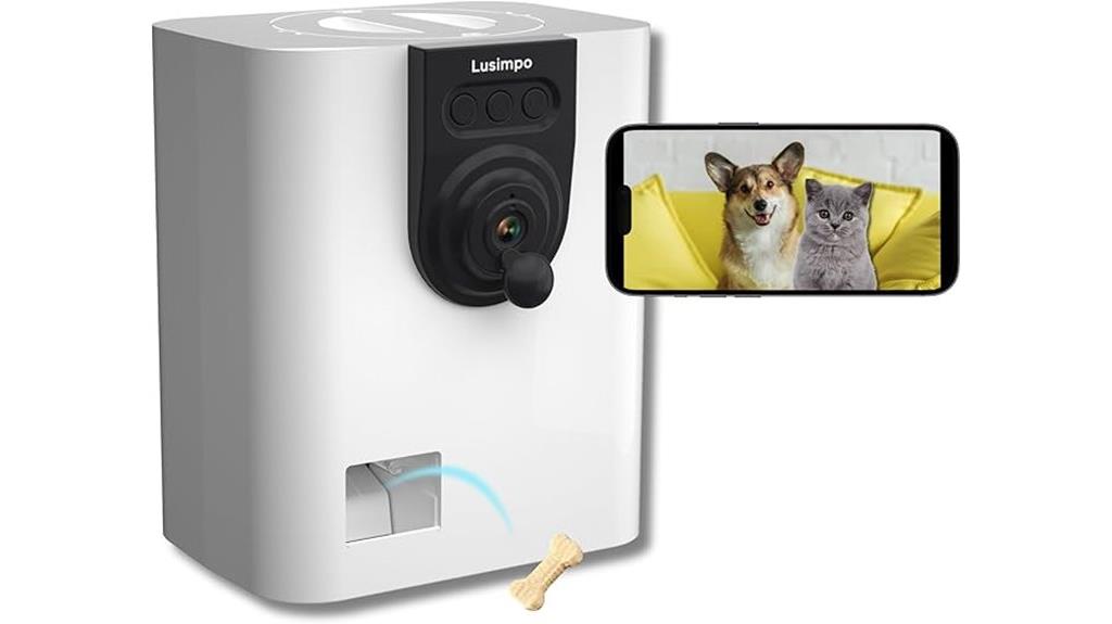 smart pet camera dispenser