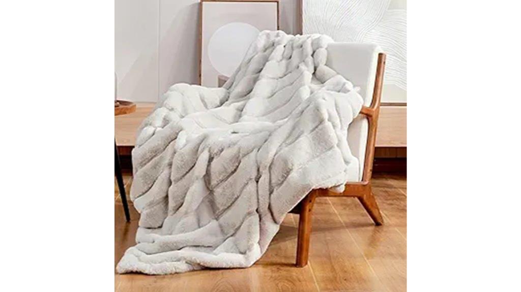 soft faux fur blanket