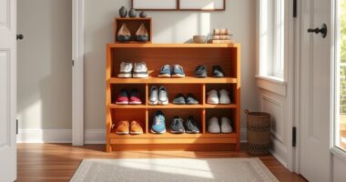 stylish entryway shoe organizers