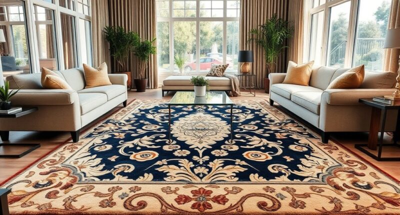 stylish living room rugs