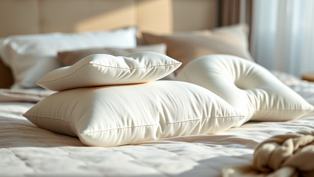 supportive adjustable ergonomic pillows