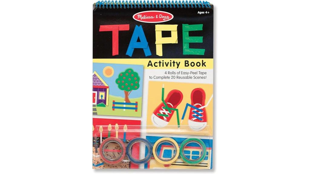 tape activity book included