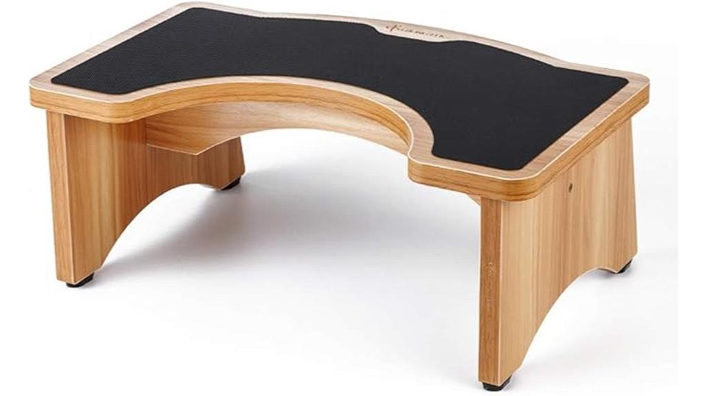 thick slip resistant toilet stool