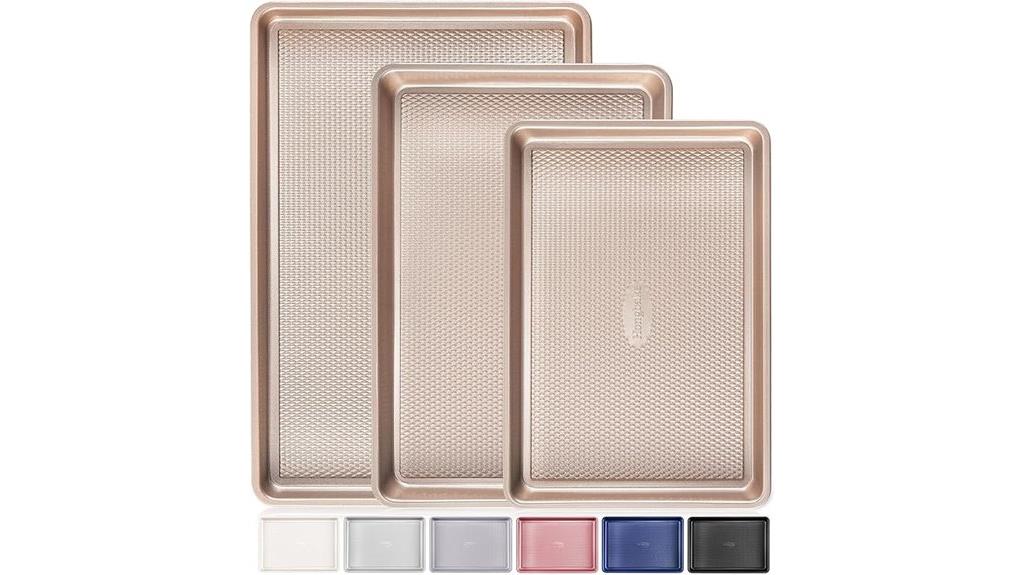 three piece baking sheet
