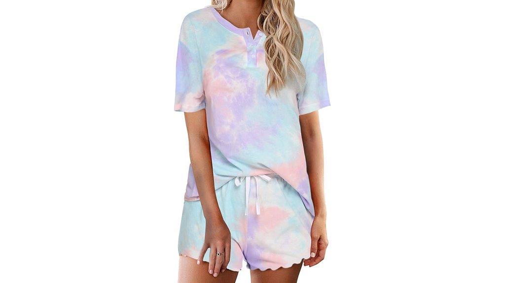 tie dye pajama set