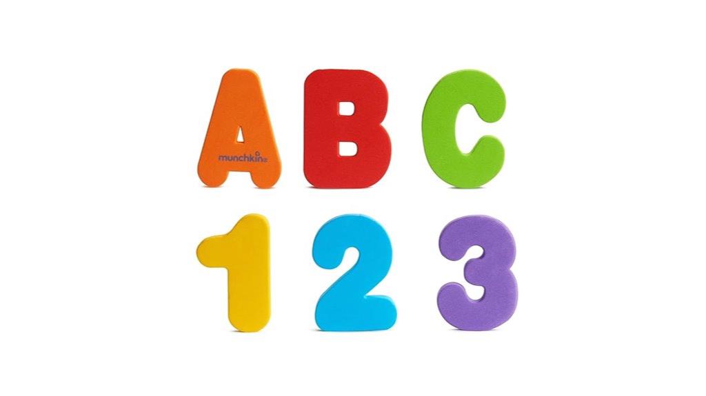 toddler bath letters numbers