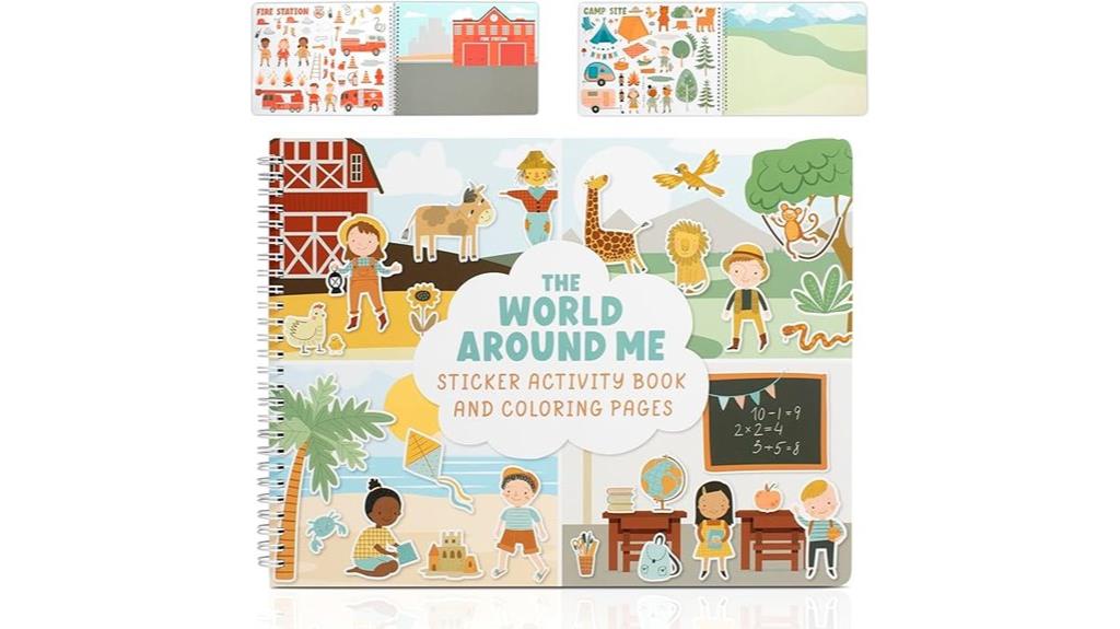 toddler sticker book fun