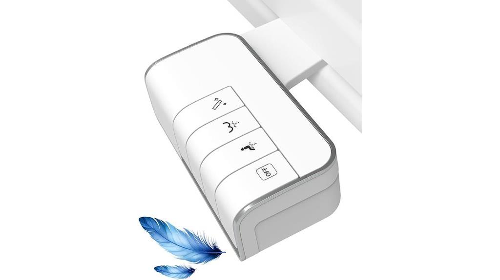 toilet bidet attachment device