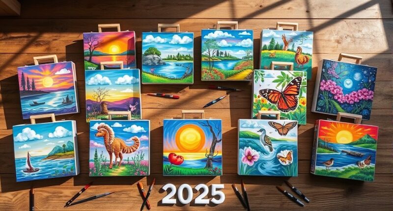 top 12 paint by number kits