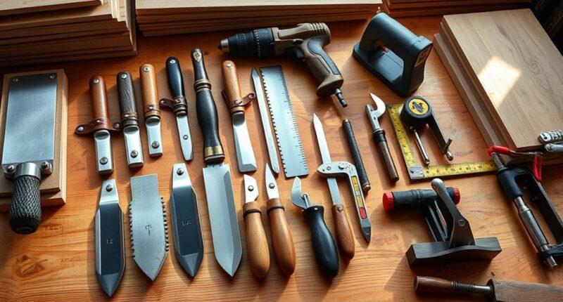 top 13 woodworking tools