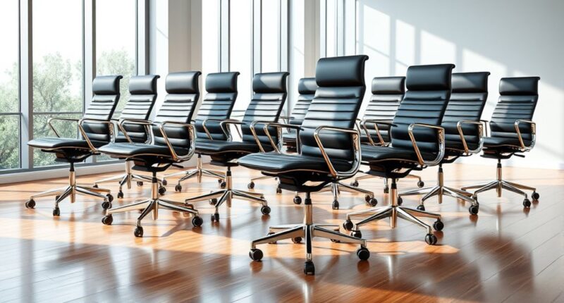 top rolling office chairs